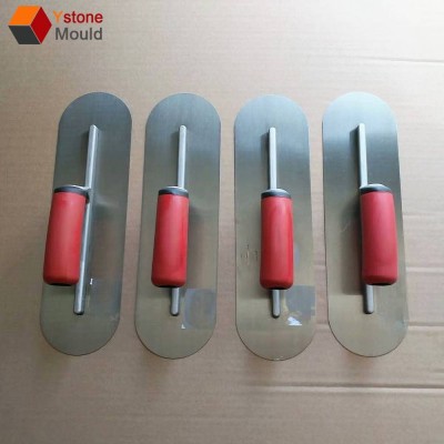 Us Standard Round Head Carbon Steel Concrete Plastering Trowel